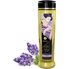 Массажное масло Shunga Erotic Massage Oil с ароматом лаванды