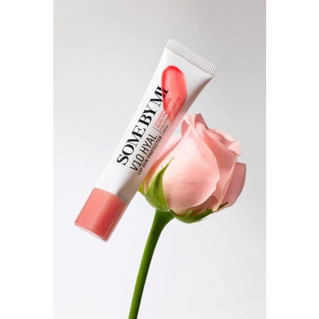 Оттеночный олнцезащитный бальзам для губ с комплексом витаминов, rosy - изображение 2