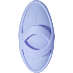 Вибромассажер Echo 2 на пальцы с функцией нагрева, голубой