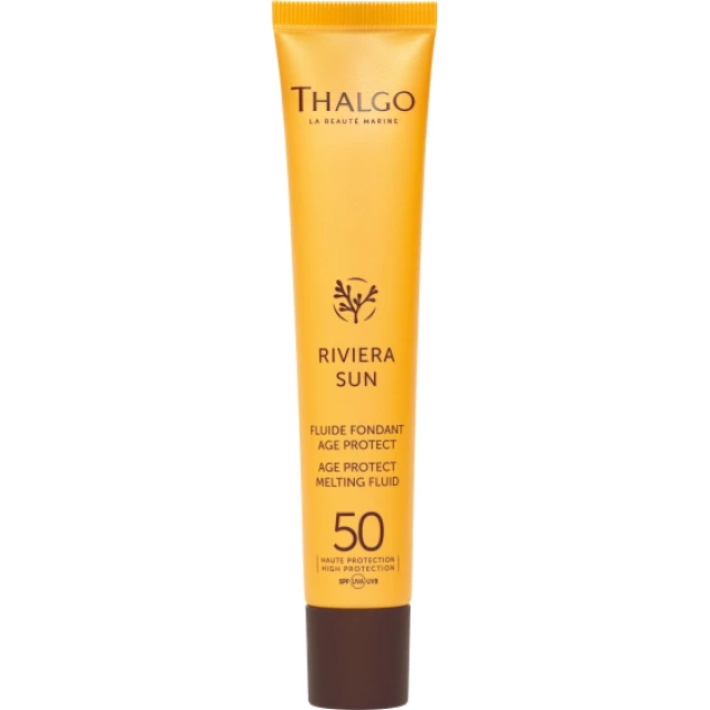 Солнцезащитный антивозрастной флюид с тающей текстурой SPF50 для лица