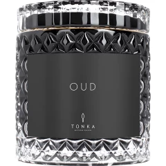 Свеча аромат Oud стакан черный 220мл