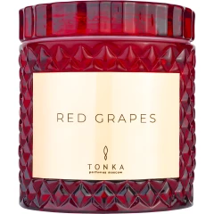 Свеча аромат Red grapes стакан красный 220мл