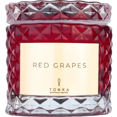 Свеча аромат Red grapes стакан красный 50мл