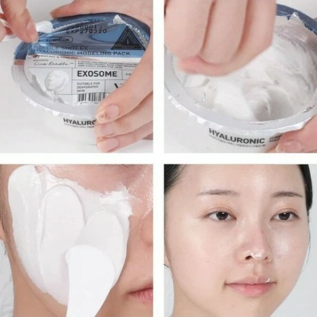 Увлажняющая альгинатная маска для лица с микроиглами и гиалуроновой кислотой - изображение 3