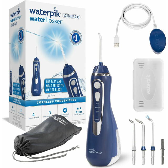 Портативный ирригатор Waterpik WP-583 EU Cordless Advanced 2.0 Blue - изображение 13