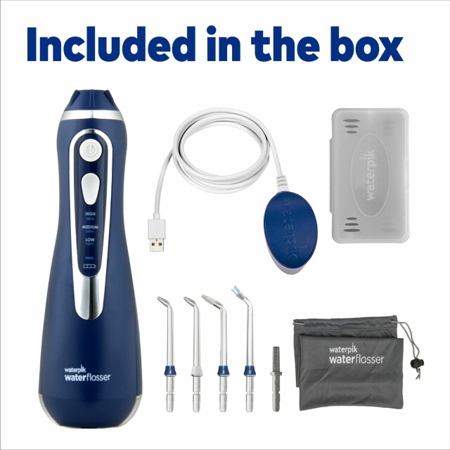 Портативный ирригатор Waterpik WP-583 EU Cordless Advanced 2.0 Blue - изображение 9