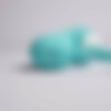 Вакуумный стимулятор Youvic DF923-BLUE с вагинальными виброшариками, бирюзовый