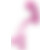 Вакуумный стимулятор Youvic DF923-PINK с вагинальными виброшариками, розовый