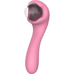Вибромассажер Youvic DF1010-PINK с деликатными токами, розовый