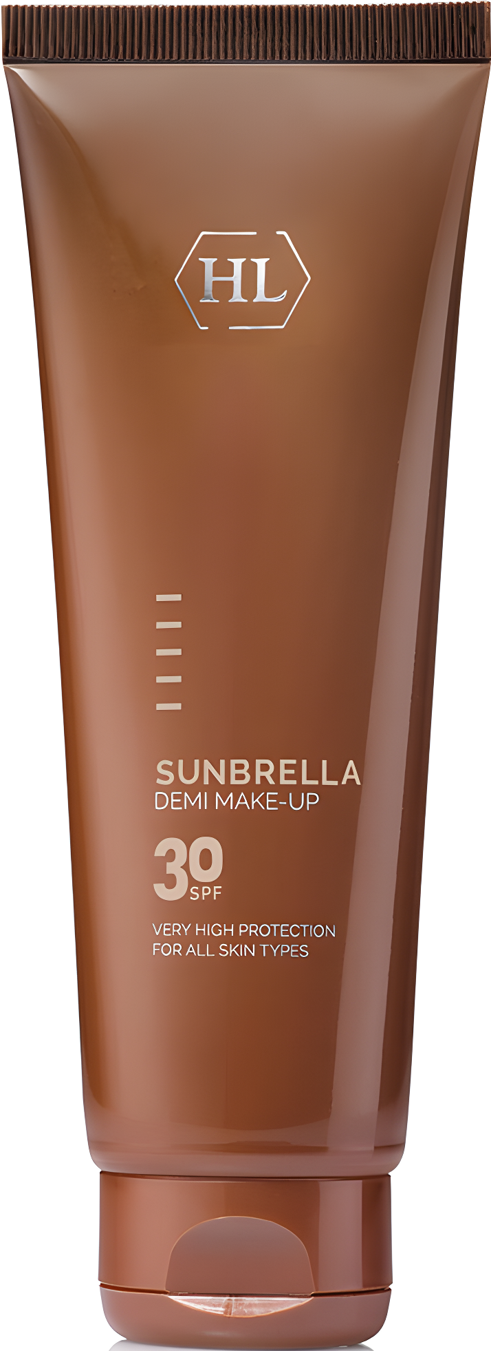 Holy land солнцезащитный. Holy Land Sunbrella SPF 50 +. Sunbrella Demi make SPF 50. SPF С тоном. СПФ С тоном.