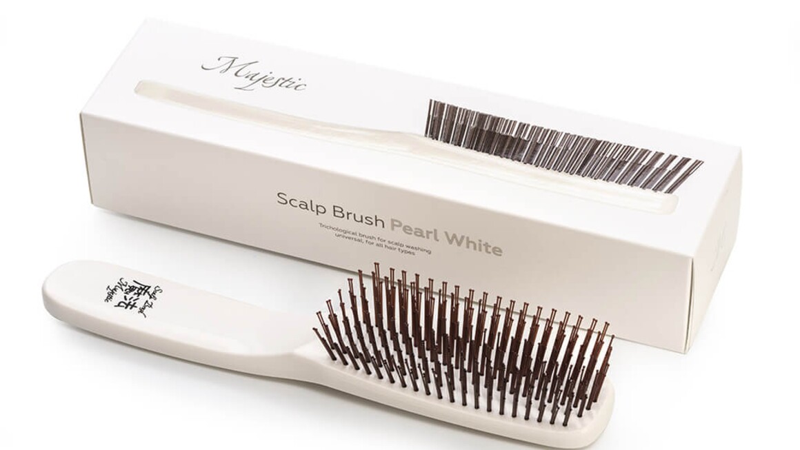 Купить расческу Majestic Pearl White универсальную для всех типов волос ...