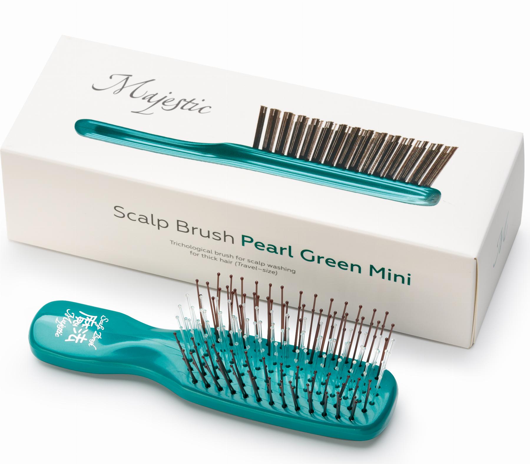 Купить расческу Pearl Green Mini для ослабленных волос (Scalp Brush ...